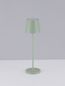 Preview: Nova Luce SEINA LED Tischleuchte Olive 2W IP54 Warmweiss 11,4x11,4x39,5cm 9223405