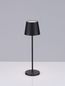 Preview: Nova Luce SEINA LED Tischleuchte Schwarz 2W IP54 Warmweiss 11,4x11,4x39,5cm 9223406