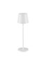 Preview: Nova Luce SEINA LED Tischleuchte Weiß 2W IP54 Warmweiss 11,4x11,4x39,5cm 9223407