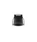 Preview: Nova Luce BLADE LED Einbauspots Schwarz 12W IP65 Warmweiss 7,8x7,8x7,5cm 9232115