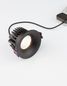 Preview: Nova Luce BLADE LED Einbauspots Schwarz 12W IP65 Warmweiss 8,5x8,5x5,4cm 9232120