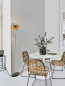 Preview: Nova Luce SIANNA Stehlampe E27 Gold 154x25cm 9236410