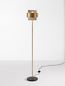 Preview: Nova Luce SIANNA Stehlampe E27 Gold 154x25cm 9236410
