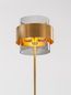 Preview: Nova Luce SIANNA Stehlampe E27 Gold 154x25cm 9236410