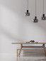 Preview: Nova Luce CINZIA Pendelleuchte E27 3-fach Schwarz 86x22x175cm dimmbar 9236520