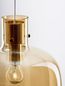 Preview: Nova Luce CINZIA Pendelleuchte E27 Gold Champagner 198x30cm dimmbar 9236640