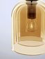 Preview: Nova Luce VELOR Pendelleuchte E27 Schwarz Champagner 240x18cm dimmbar 9236730