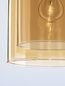 Preview: Nova Luce VELOR Pendelleuchte E27 Schwarz Champagner 240x18cm dimmbar 9236730