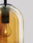 Preview: Nova Luce VELOR Pendelleuchte E27 3-fach Schwarz Champagner 70x18x158cm dimmbar 9236740