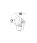 Preview: Nova Luce NORTH LED Bodenspot Schwarz 20W IP65 Warmweiss 12x12x18cm 9240678