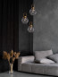 Preview: Nova Luce IRVINE Pendelleuchte E27 3-fach Gold 150x30cm dimmbar 9241190
