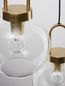 Preview: Nova Luce IRVINE Pendelleuchte E27 3-fach Gold 150x30cm dimmbar 9241190