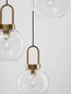 Preview: Nova Luce IRVINE Pendelleuchte E27 3-fach Gold 150x30cm dimmbar 9241190