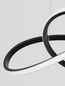 Preview: Nova Luce AMARA LED Pendelleuchte Schwarz 28W Warmweiss 120x56cm 9248107
