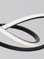Preview: Nova Luce AMARA LED Pendelleuchte Schwarz 28W Warmweiss 120x56cm 9248107