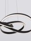 Preview: Nova Luce AMARA LED Pendelleuchte Schwarz 54W Warmweiss 120x68cm dimmbar 9248108