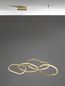 Preview: Nova Luce GIRISH LED Pendelleuchte Gold 51W Warmweiss 100x20x120cm dimmbar 9248111