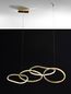 Preview: Nova Luce GIRISH LED Pendelleuchte Gold 51W Warmweiss 100x20x120cm dimmbar 9248111