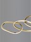 Preview: Nova Luce GIRISH LED Pendelleuchte Gold 51W Warmweiss 100x20x120cm dimmbar 9248111