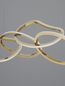 Preview: Nova Luce GIRISH LED Pendelleuchte Gold 51W Warmweiss 100x20x120cm dimmbar 9248111