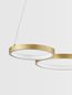 Preview: Nova Luce MAGNUS LED Pendelleuchte Messing 28W Warmweiss 55x51,5x120cm dimmbar 9248116