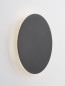 Preview: Nova Luce CYRCLE LED Wandleuchte Schwarz 12W Warmweiss 22x3,2x22cm 9248154