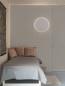 Preview: Nova Luce NEVO LED Wandleuchte Weiß 20,5W Warmweiss 30x3,9x30cm 9248158