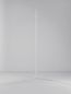 Preview: Nova Luce V-LINE LED Stehlampe Weiß 18W Warmweiss 58,5x39,8x140,5cm dimmbar 9267109
