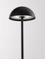 Preview: Nova Luce ROSE LED Tischleuchte Schwarz 1W IP54 Warmweiss 11,5x11,8x32cm 9281381