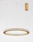 Preview: Nova Luce FIORE LED Pendelleuchte Gold 60W Warmweiss 120x60cm dimmbar 9285610