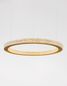 Preview: Nova Luce FIORE LED Pendelleuchte Gold 60W Warmweiss 120x60cm dimmbar 9285610