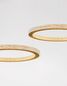 Preview: Nova Luce FIORE LED Pendelleuchte Gold 60W Warmweiss 120x60cm dimmbar 9285610