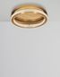 Preview: Nova Luce FIORE LED Deckenleuchte Gold 59W Warmweiss 12x60cm dimmbar 9285620