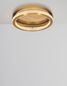 Preview: Nova Luce FIORE LED Deckenleuchte Gold 59W Warmweiss 12x60cm dimmbar 9285620