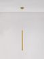 Preview: Nova Luce TRIMLE LED Pendelleuchte Gold 3W Warmweiss 150x2,5cm 9287918