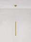 Preview: Nova Luce TRIMLE LED Pendelleuchte Gold 3W Warmweiss 150x2,5cm 9287918