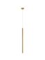 Preview: Nova Luce TRIMLE LED Pendelleuchte Gold 3W Warmweiss 150x2,5cm 9287919