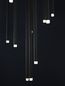 Preview: Nova Luce TRIMLE LED Pendelleuchte Schwarz 26W Warmweiss 220x50cm dimmbar 9287945