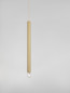 Preview: Nova Luce NORWAY Pendelleuchte E27 Gold 180x4,5cm dimmbar 9287949
