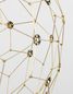 Preview: Nova Luce SOLE LED Pendelleuchte Gold 18W Warmweiss 330x80cm 9288080