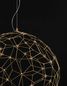 Preview: Nova Luce SOLE LED Pendelleuchte Gold 18W Warmweiss 330x80cm 9288080