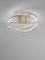 Preview: Nova Luce AURELIA LED Deckenleuchte Gold 35W Neutralweiss 15x60cm dimmbar 9333060