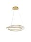 Preview: Nova Luce AURELIA LED Pendelleuchte Gold 36W Neutralweiss 120x60cm dimmbar 9333061