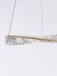Preview: Nova Luce AURELIA LED Pendelleuchte Gold 36W Neutralweiss 120x60cm dimmbar 9333061