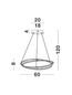 Preview: Nova Luce AURELIA LED Pendelleuchte Gold 36W Neutralweiss 120x60cm dimmbar 9333061