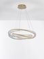 Preview: Nova Luce AURELIA LED Pendelleuchte Gold 72W Neutralweiss 150x80cm dimmbar 9333063