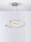 Preview: Nova Luce AURELIA LED Pendelleuchte Gold 72W Neutralweiss 150x80cm dimmbar 9333063