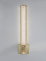 Preview: Nova Luce AURELIA LED Wandleuchte Gold 19W Neutralweiss 14x14x60cm 9333065