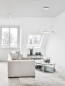 Preview: Nova Luce AURELIA LED Pendelleuchte Chrom 41W Neutralweiss 150x60cm dimmbar 9333066