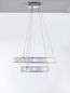 Preview: Nova Luce AURELIA LED Pendelleuchte Chrom 46W Neutralweiss 200x60cm dimmbar 9333068
